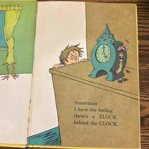 Dr. Seuss “There’s A Wocket In My Pocket” Book, Vintage 1974 - Picture 5 of 7